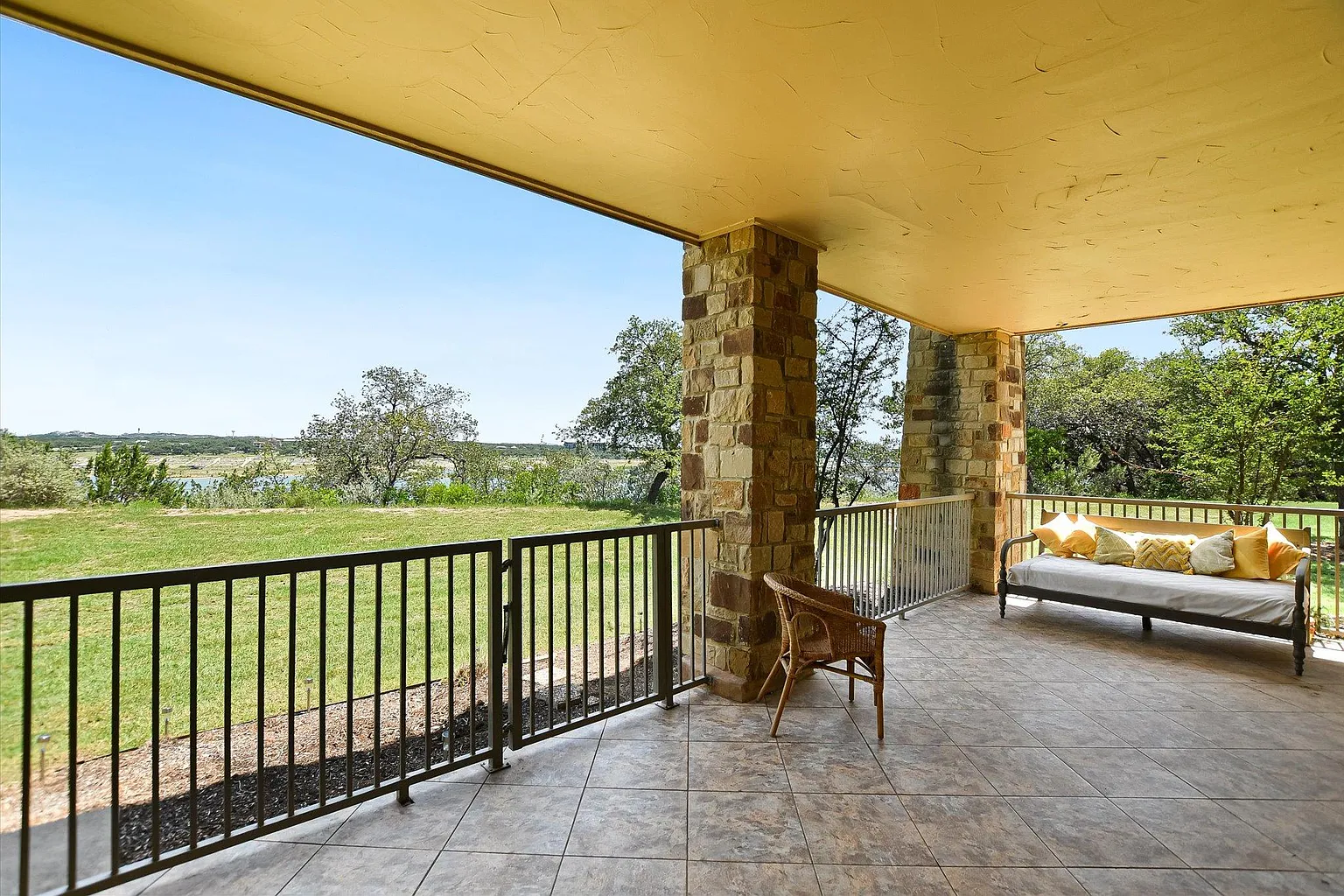 Private patio